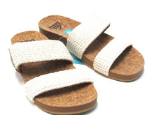 Reefs Cushion Vista Textile Flat Footbed Sandal (Women's) - White - Sz 7 M