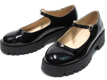 Journee Kamie Mary Jane Platform Flat Shoe (Women's) - Black - Sz 8 W
