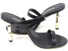 Arezzo Brooke High Stiletto Sandal (Women's) - Black - Sz 8.5 B