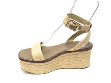 Michael Kors Sandra Flatform Ankle Strap Sandal (Women's) - Husk - Sz 9 M