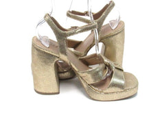 Wild Pair Lavinia Platform Sandal (Women's) - Metallic Gold - Sz 9 M