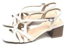 Journee Shyla Block Heel Slingback Sandal (Women's) - Bone - Sz 9 M