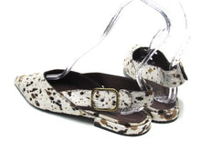 Arezzo Fallon Slingback Pointed Toe Flat (Women's) - Natural - Multi - Sz 8.5 B