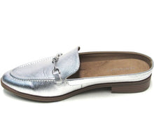 Aerosoles Erik Loafer Mule Flat Slide (Women's) - Metallic Silver - Sz 8 M