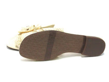 Sam Edelman Bambi Raffia Flat Slide Sandal (Women's) - Linen - Sz 7.5 M