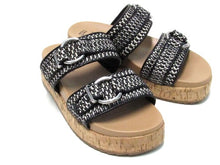 Wild Pair Kayrraf Slip-On FlatForm Sandals (Women's) - Black - Sz 7.5 M