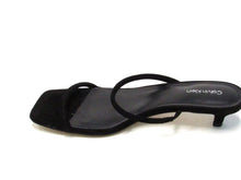 Calvin Klein Limia Kitten Heel Slide Sandal (Women's) - Black - Sz 8 M
