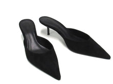 Schutz Julie Kitten Heel Pointed Toe Slide Pump (Women's) - Black - Sz 8.5 B