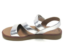 LifeStride Waverly Flatform Ankle Strap Sandal (Women's) - Silver - Sz 10 M