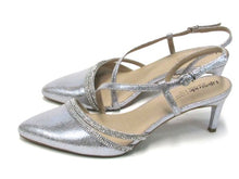 LifeStride Arlo Rhinestone Slingback Dress Pump (Women's) - Silver - Sz 11 W