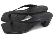 Steve Madden Ninna Blade Heel Thong Sandal (Women's) - Black - Sz 5.5 M