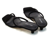 Calvin Klein Limia Kitten Heel Slide Sandal (Women's) - Black - Sz 8 M