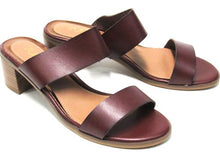 Sugar Halo Block Heel Slide Sandal (Women's) - Brown - Sz 9.5 M