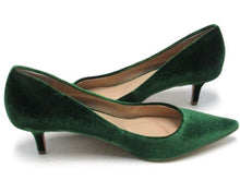 Jewel Badgley Mischka Enola Kitten Heel Pump (Women's) - Green Velvet - Sz 7.5 M