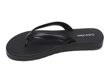 Calvin Klein Waves Flat Thong Sandal (Women's) - Black - Sz 10 M