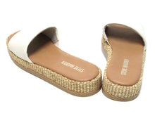 Steve Madden Boardwalk Espadrille Slide Sandal (Women's) - Bone Leather - Sz 9 M