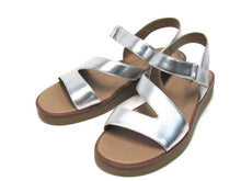 LifeStride Waverly Flatform Ankle Strap Sandal (Women's) - Silver - Sz 10 M