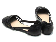 Journee Ekko Strappy Flat Sandal (Women's) - Black - Sz 7.5 M