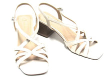 Journee Shyla Block Heel Slingback Sandal (Women's) - Bone - Sz 9 M