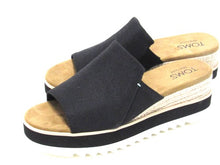 Toms Diana Mule Flatform Slip-On Sandal (Women's) - Black - Sz 7.5 M