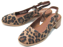 Toms Jaclyn Suede Slingback Pump (Women's) - Brown Sugar Leopard - Sz 6.5 M