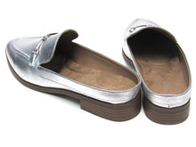 Aerosoles Erik Loafer Mule Flat Slide (Women's) - Metallic Silver - Sz 8 M