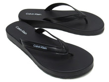 Calvin Klein Waves Flat Thong Sandal (Women's) - Black - Sz 10 M