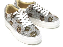 Betsey Johnson Sidny Fashion Sneaker (Women's) - Silver Fooball - Sz 6.5 M