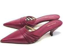 Michael Kors Haisley Kitten Heel Mule Pump (Women's) - Mulberry - Sz 5.5 M