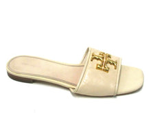 Tory Burch Eleanor Slide Flat Sandal (Women's) - Cream - Sz 9 M