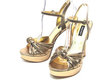Nine West Windee Platform Sandal (Women's) - Gold - Sz 7.5 M
