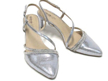 LifeStride Arlo Rhinestone Slingback Dress Pump (Women's) - Silver - Sz 11 W