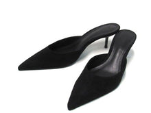 Schutz Julie Kitten Heel Pointed Toe Slide Pump (Women's) - Black - Sz 8.5 B