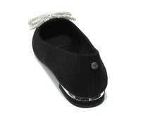 Jones New York Quinnie Rhinestone Bow Flat Loafer (Women's) - Black - Sz 7.5 M