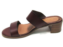 Sugar Halo Block Heel Slide Sandal (Women's) - Brown - Sz 9.5 M
