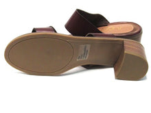 Sugar Halo Block Heel Slide Sandal (Women's) - Brown - Sz 9.5 M