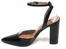 Jessica Simpson Nazela Ankle Strap Pointed Toe Pump (Women's) - Black - Sz 8.5 M