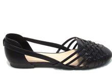 Journee Ekko Strappy Flat Sandal (Women's) - Black - Sz 7.5 M