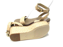 Michael Kors Sandra Flatform Ankle Strap Sandal (Women's) - Husk - Sz 9 M