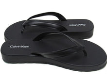 Calvin Klein Waves Flat Thong Sandal (Women's) - Black - Sz 10 M