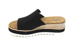 Toms Diana Mule Flatform Slip-On Sandal (Women's) - Black - Sz 7.5 M