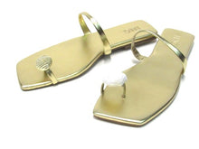 I.N.C. International Concepts Yitta Flat Sandal (Women's) - Gold - Sz 12 M