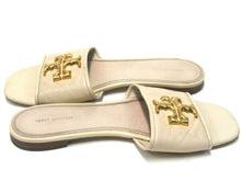 Tory Burch Eleanor Slide Flat Sandal (Women's) - Cream - Sz 9 M