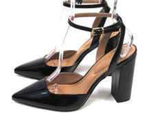 Jessica Simpson Nazela Ankle Strap Pointed Toe Pump (Women's) - Black - Sz 8.5 M