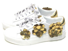 Karl Lagerfeld Georgia Fashion Sneaker (Women's) - White/Gold - Sz 7.5 M
