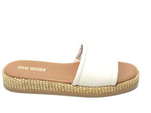 Steve Madden Boardwalk Espadrille Slide Sandal (Women's) - Bone Leather - Sz 9 M