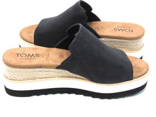 Toms Diana Platform Wedge Sandal (Women's) - Black - Sz 7 M