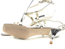 Nine West Hanni Strappy Heeled Sandal (Women's) - Gold - Sz 7.5 M