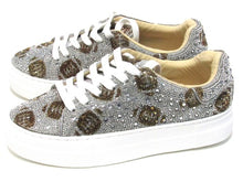 Betsey Johnson Sidny Fashion Sneaker (Women's) - Silver Fooball - Sz 6.5 M