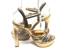 Nine West Windee Platform Sandal (Women's) - Gold - Sz 7.5 M